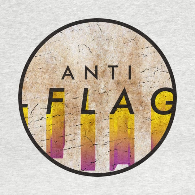 Anti-Flag - VINTAGE YELLOW CIRCLE by GLOBALARTWORD